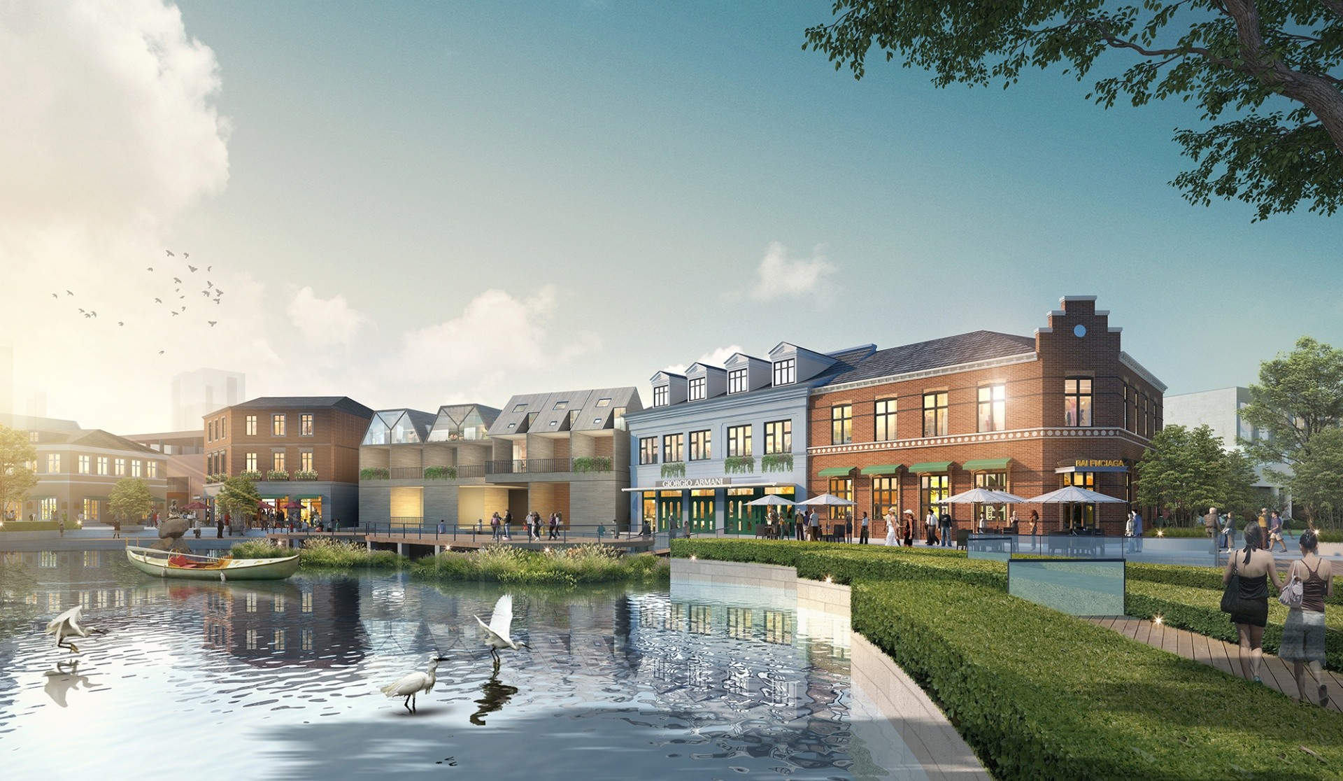 丹麥小鎮(zhèn)商業(yè)街區(qū)