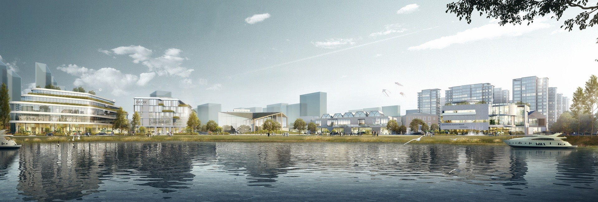 丹麥小鎮(zhèn)商業(yè)街區(qū)