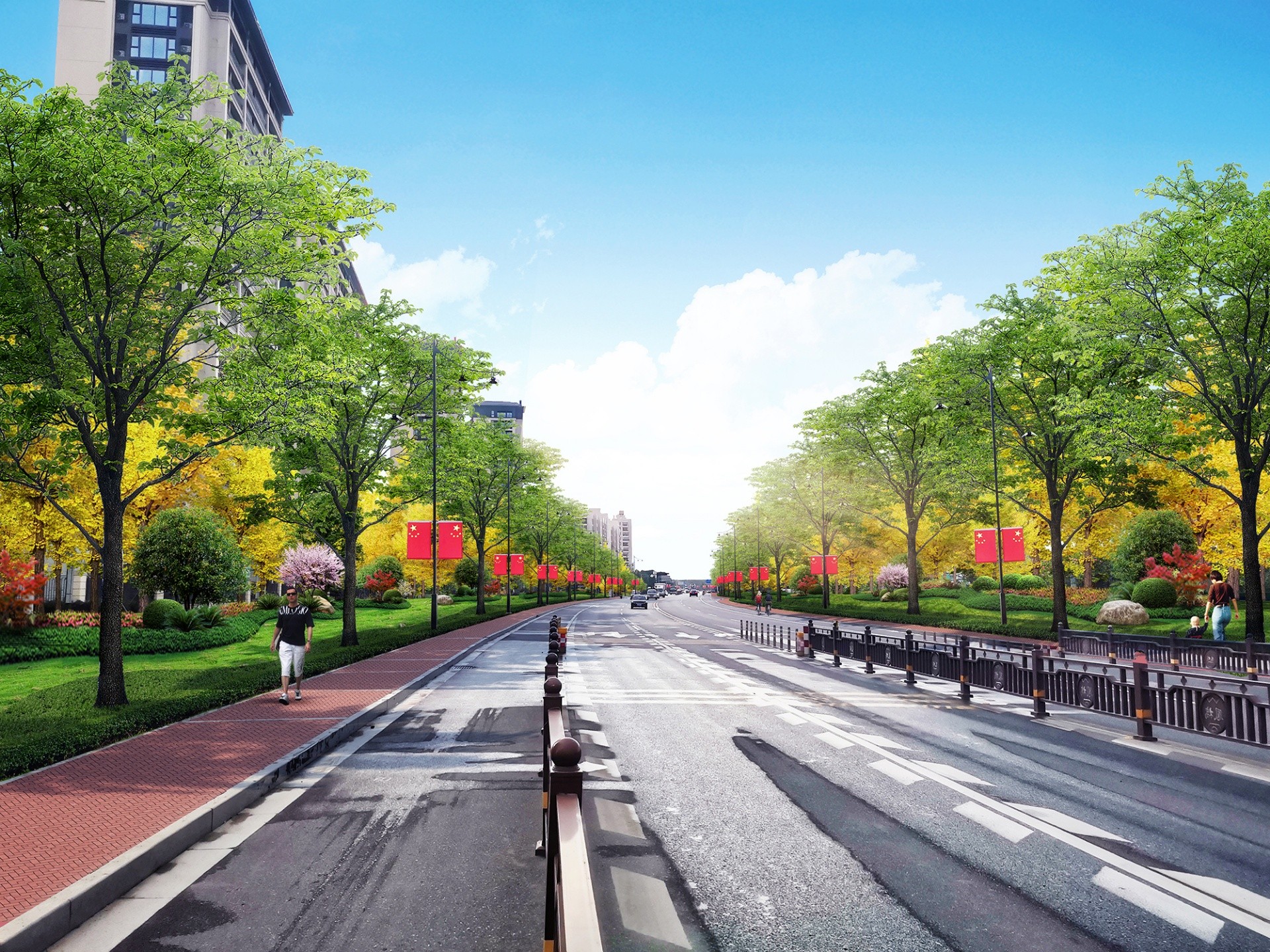 鳳橋鎮(zhèn)園林鎮(zhèn)綠地系統(tǒng)