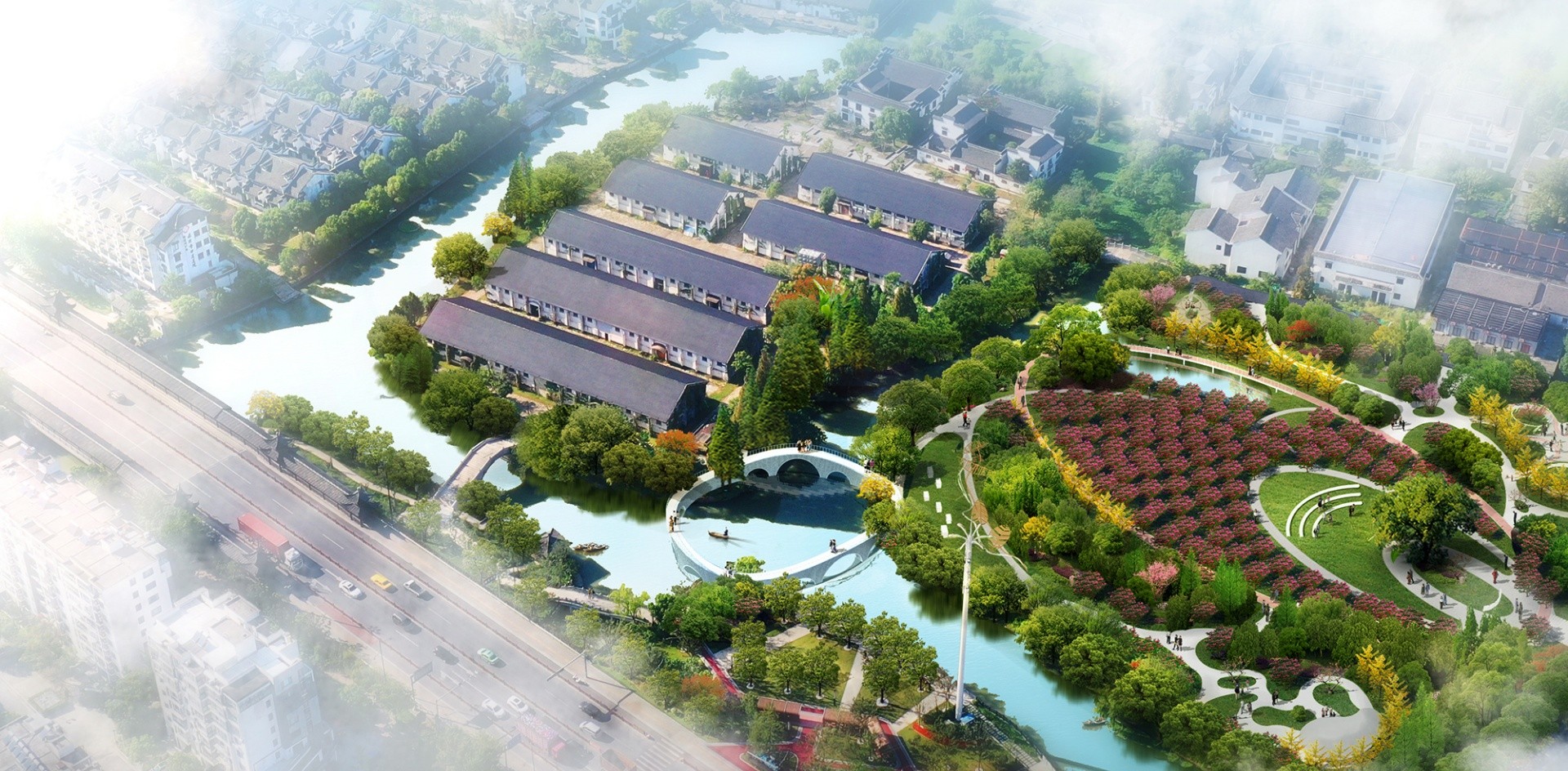 鳳橋鎮(zhèn)園林鎮(zhèn)綠地系統(tǒng)